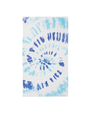 Blue Tie Dye Beach Towel